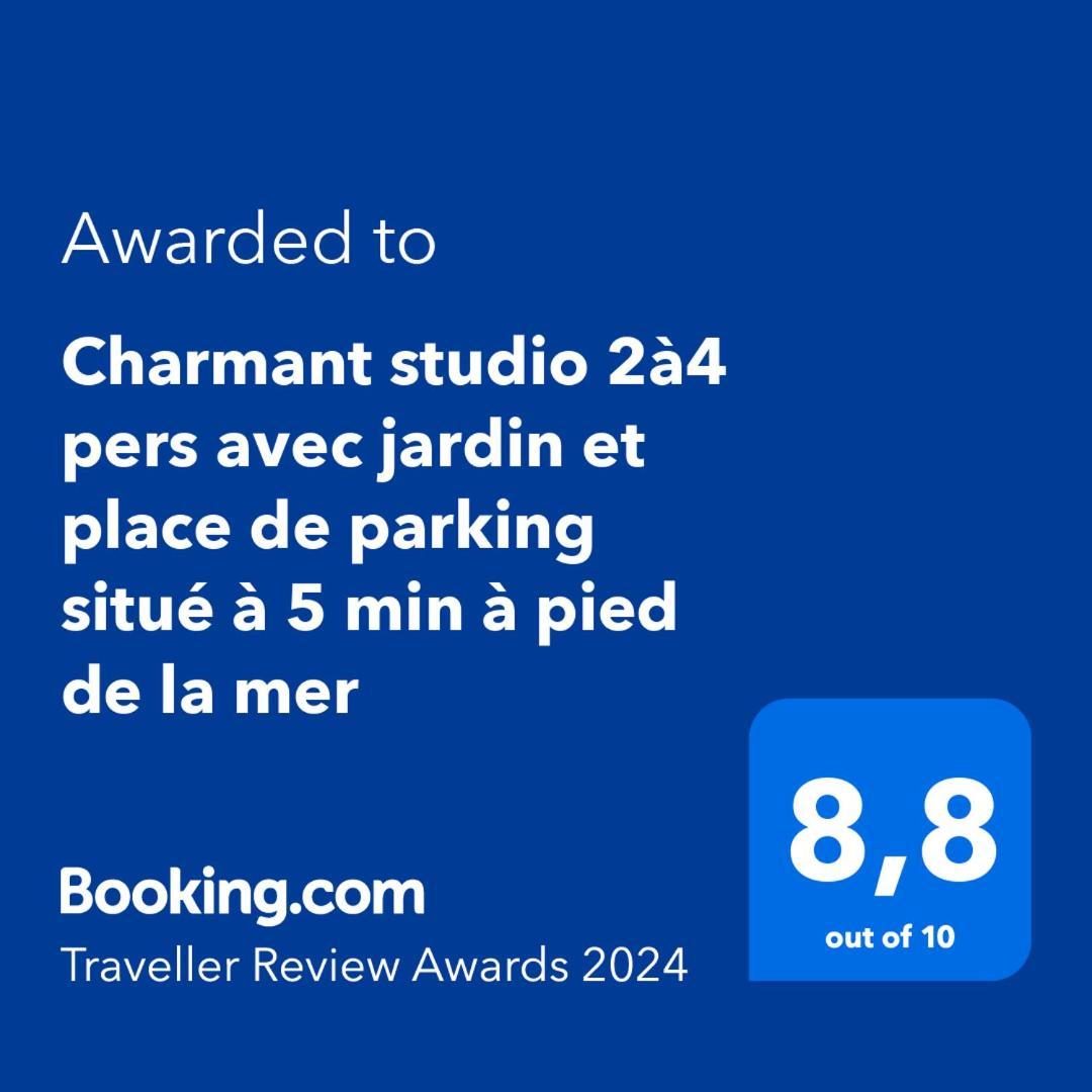 Charmant Studio 2A4 Pers Avec Jardin Et Place De Parking Situe A 5 Min A Pied De La Mer Apartment Bandol Exterior photo